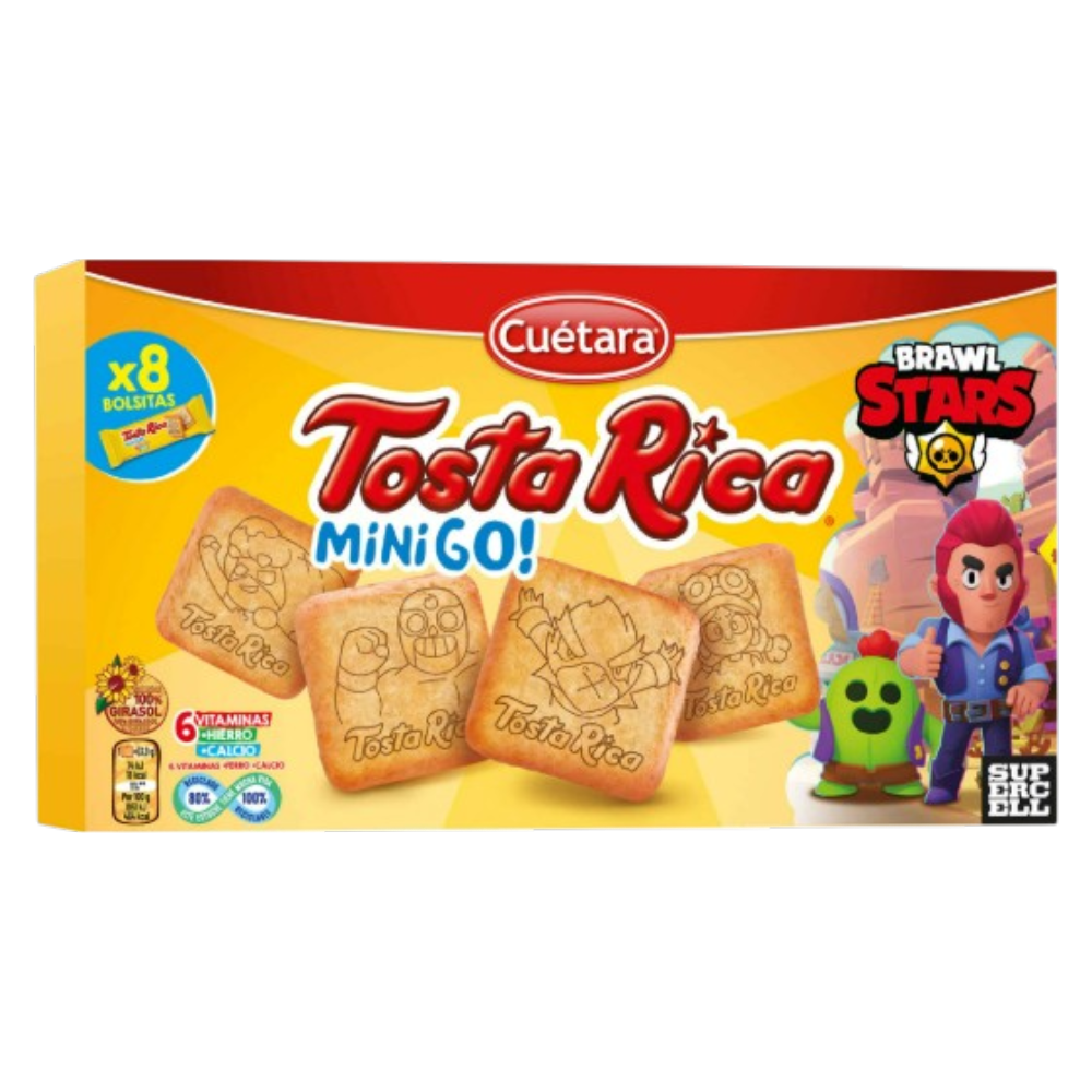Tosta Rica Mini Go! 240g - Cuétara