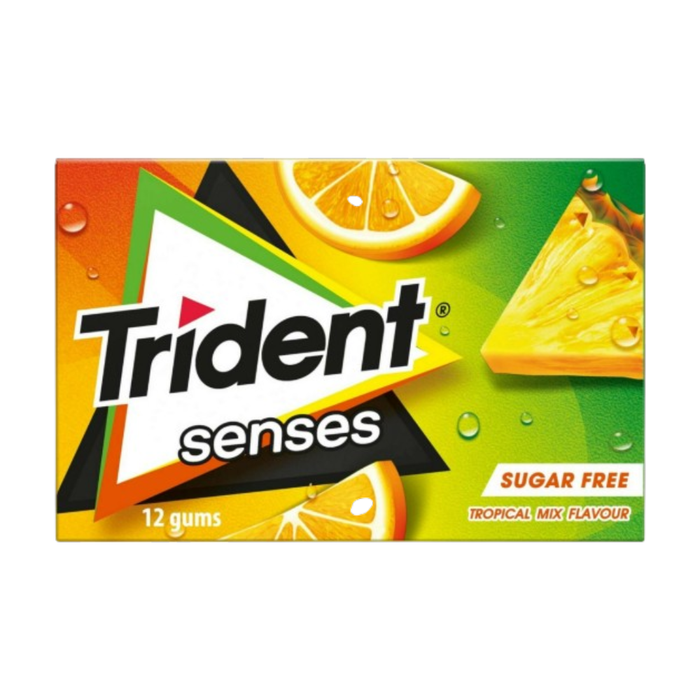 Pastilhas Elásticas Senses Tropical 23g - Trident