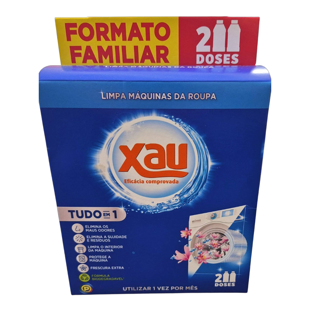 Limpa Máquinas de Roupa (2 Doses) - Xau