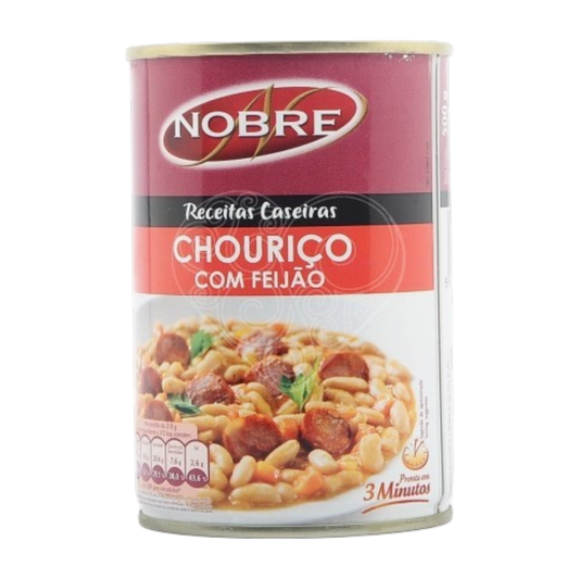 Chouriço with Beans 500g - Nobre