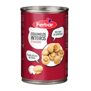 Whole Mushrooms 290g - Ferbar