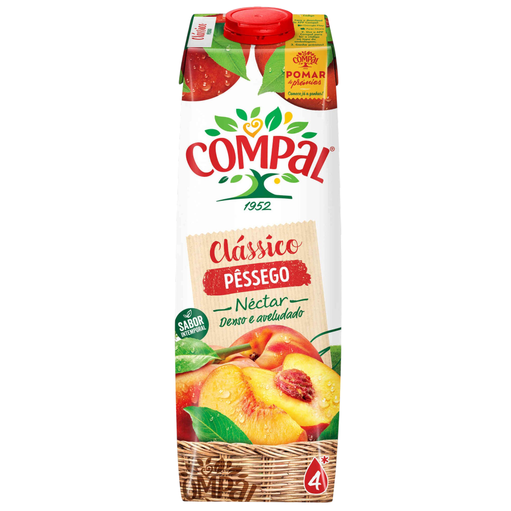 Compal Clássico Pêssego 1L