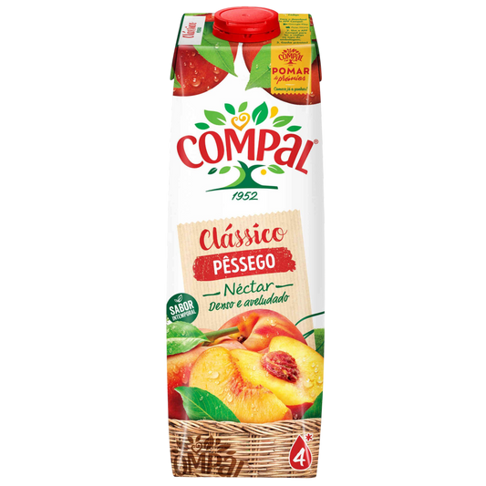 Compal Clássico Pêssego 1L