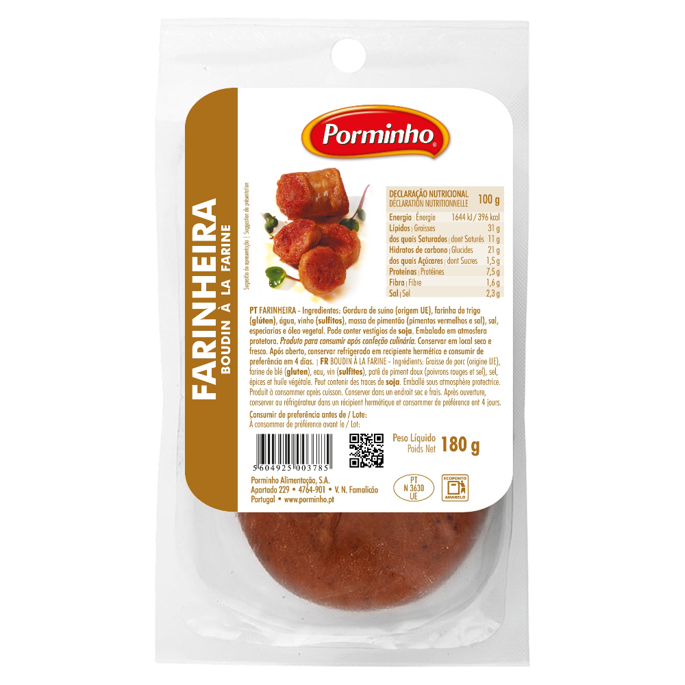 Farinheira Tradicional 180g - Porminho