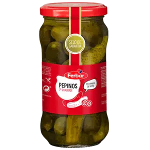 Pepino em Vinagre Frasco 345gr- Ferbar