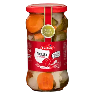Pickles em Vinagre Frasco 680gr- Ferbar